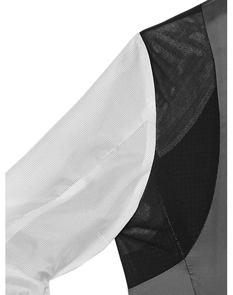 Awearness Kenneth Cole Modern Fit Sport Coat, Gray & Blue Windowpane - Image 4