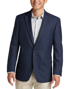 Lauren By Ralph Lauren Classic Fit Sport Coat, Navy Windowpane