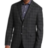 Joseph Abboud Modern Fit Wool Sport Coat, Gray Plaid