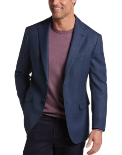 Joseph Abboud Modern Fit Wool Sport Coat, Blue