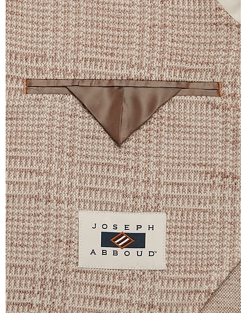Joseph Abboud Slim Fit Notch Lapel Knit Sport Coat, Blue Plaid - Image 3