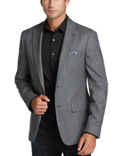 Lauren By Ralph Lauren Classic Fit Sport Coat, Gray Check
