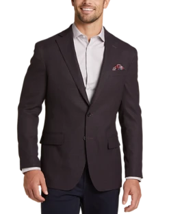 Awearness Kenneth Cole Modern Fit Sport Coat, Black Check