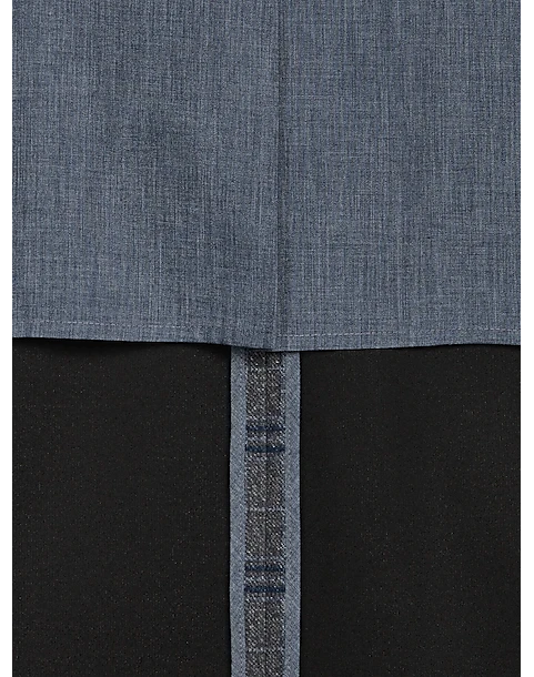 Michael Strahan Modern Fit Sport Coat, Gray Plaid - Image 4