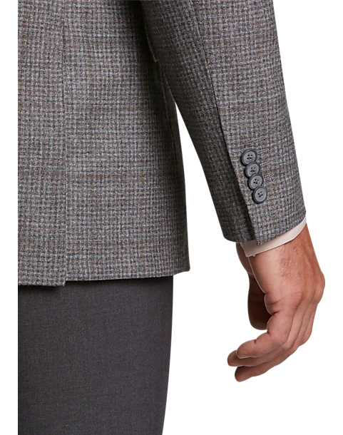 Joseph Abboud Modern Fit Sport Coat, Gray Check - Image 2