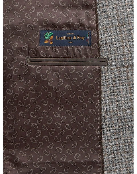 Joseph Abboud Modern Fit Sport Coat, Gray Check - Image 4