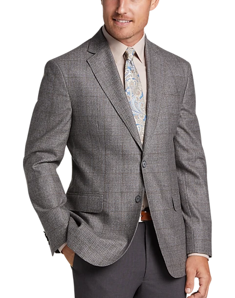 Joseph Abboud Modern Fit Sport Coat, Gray Check