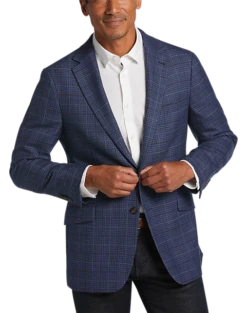 Joseph Abboud Modern Fit Sport Coat, Blue Plaid