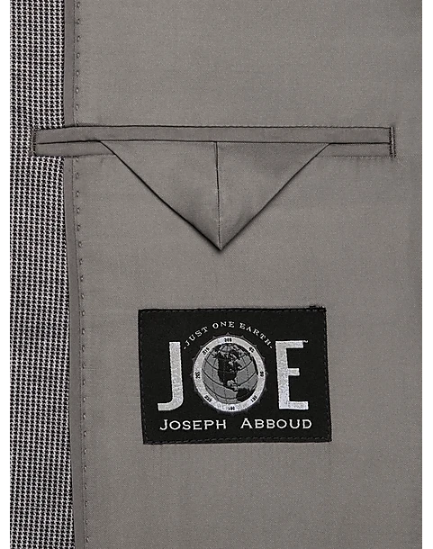 JOE Joseph Abboud Slim Fit Notch Lapel Sport Coat, Gray Tic - Image 3