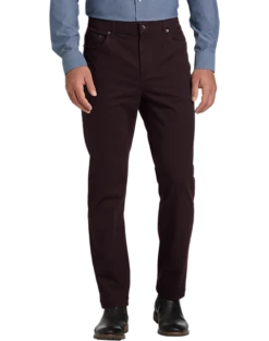 Joseph Abboud Modern Fit Power Stretch 5-Pocket Pants, Navy