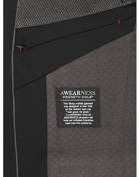Awearness Kenneth Cole AWEAR-TECH Slim Fit Suit Separates Coat, Blue - Image 4