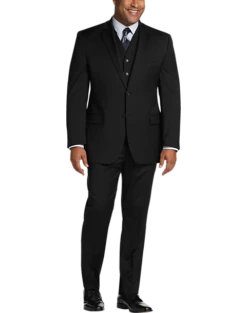 Awearness Kenneth Cole Modern Fit Suit, Black