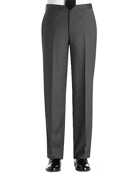 Joseph Abboud Black Label Slim Fit Wool Tuxedo, Gray - Image 4