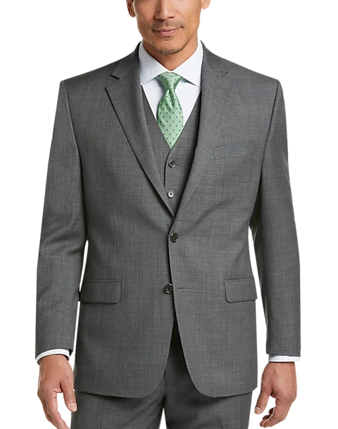 Lauren By Ralph Lauren Classic Fit Suit Separates Coat, Gray Sharkskin - Image 6