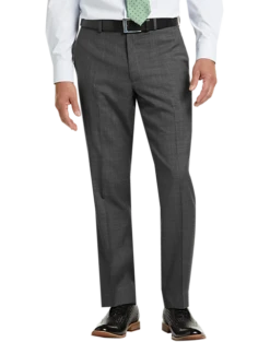 Lauren By Ralph Lauren Gray Sharkskin Classic Fit Suit Separates Pants