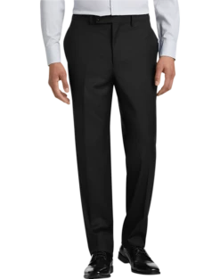 Michael Strahan Classic Fit Suit Separates Pants, Black