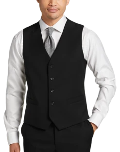 Pronto Uomo Platinum Suit Separates Vest, Charcoal Gray