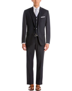 Lauren By Ralph Lauren Classic Fit Suit Separates Pants, Black