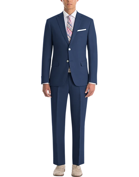 Lauren By Ralph Lauren Navy Classic Fit Linen Suit Separates - Image 2