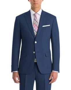 Lauren By Ralph Lauren Navy Classic Fit Linen Suit Separates
