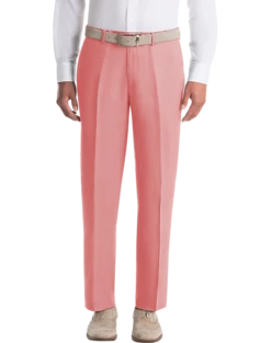 Lauren By Ralph Lauren Classic Fit Linen Suit Separates Pants, Red