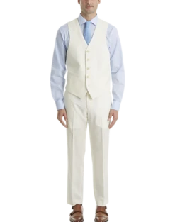Lauren By Ralph Lauren Classic Fit Suit Separates Vest, Cream