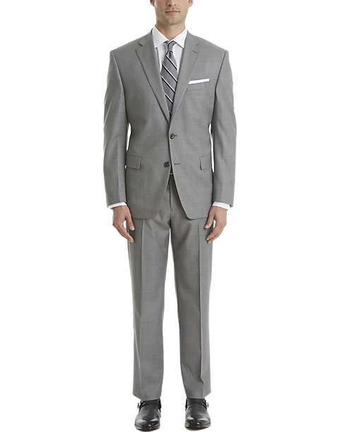 Lauren By Ralph Lauren Classic Fit Suit Separates Coat, Light Gray Sharkskin