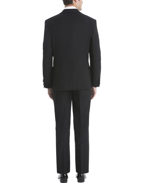 Lauren By Ralph Lauren Classic Fit Suit Separates Tuxedo Coat, Black - Image 2