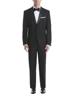 Lauren By Ralph Lauren Classic Fit Suit Separates Tuxedo Coat, Black