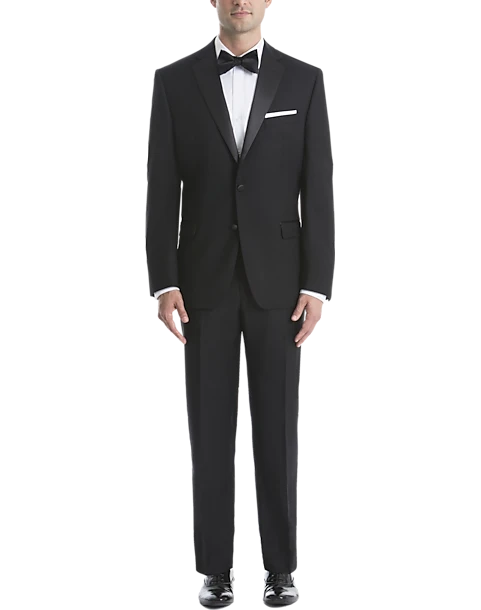 Lauren By Ralph Lauren Classic Fit Suit Separates Tuxedo Coat, Black