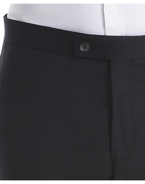 Lauren By Ralph Lauren Classic Fit Suit Separates Tuxedo Pants, Black - Image 4