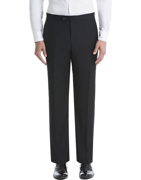 Lauren By Ralph Lauren Classic Fit Suit Separates Tuxedo Pants, Black