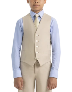 Lauren By Ralph Lauren Boys (Sizes 8-20) Suit Separates Vest, Tan