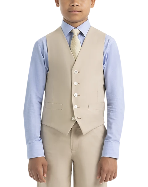 Lauren By Ralph Lauren Boys (Sizes 8-20) Suit Separates Vest, Tan