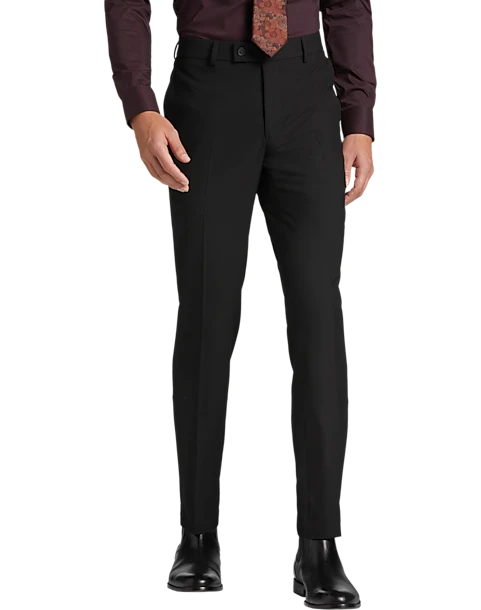 Egara Skinny Fit Suit Separate Pants, Black