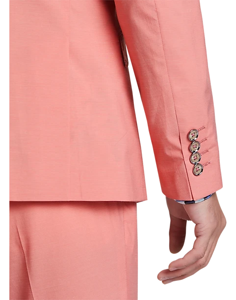 Paisley & Gray Slim Fit Suit Separates Jacket, Peach - Image 3