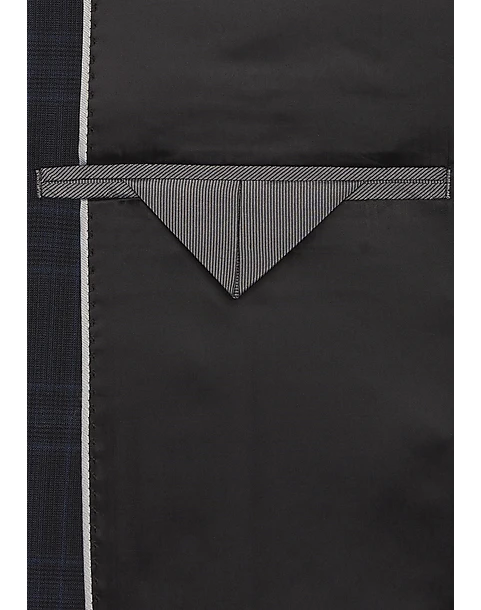 Calvin Klein X-Fit Slim Fit Suit, Charcoal Plaid - Image 4