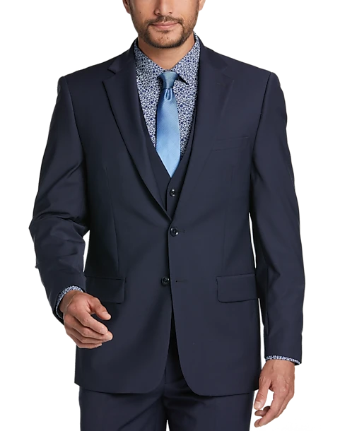 Calvin Klein X-Fit Slim Fit Suit Separates, Navy - Image 4