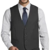 Calvin Klein X-Fit Slim Fit Suit Separates Vest, Charcoal Gray