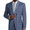 Tayion Classic Fit Suit Separates Coat, Navy & Rust Plaid
