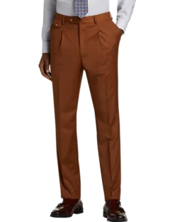 Tayion Classic Fit Suit Separates Pants, Rust