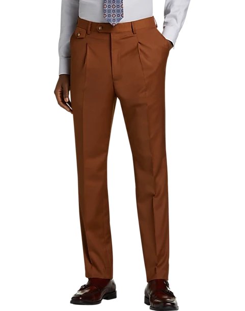 Tayion Classic Fit Suit Separates Pants, Rust