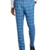 Tayion Classic Fit Suit Separates Pants, Blue & Cream Windowpane