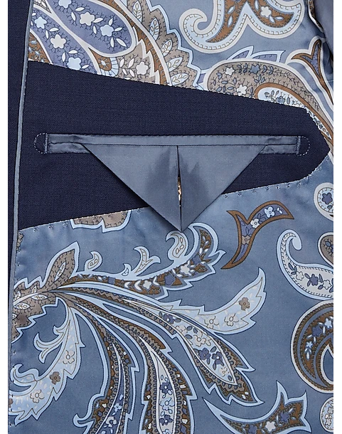 Tayion Classic Fit Suit Separates Coat. Navy - Image 3