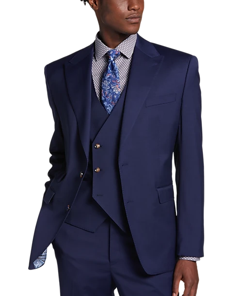 Tayion Classic Fit Suit Separates Coat. Navy - Image 5
