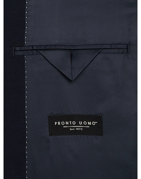 Pronto Uomo Modern Fit Suit Separates Coat, Black - Image 3