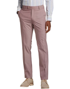 Egara Skinny Fit Suit Separates Pants, Red