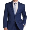 Awearness Kenneth Cole Modern Fit Suit, Blue Windowpane