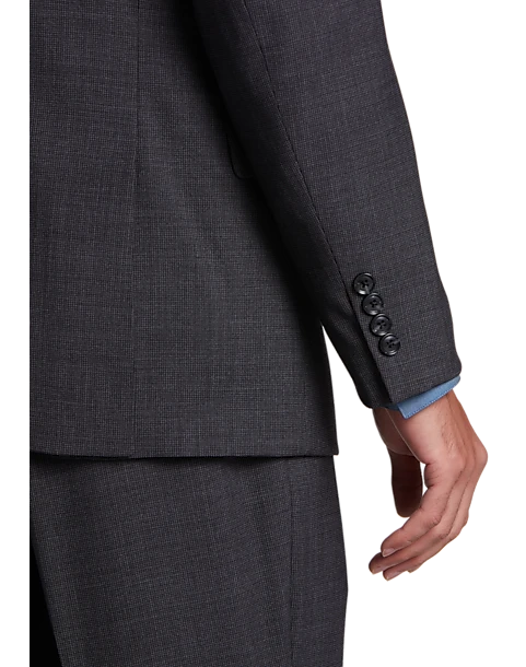 Calvin Klein Slim Fit Suit, Charcoal Check - Image 2