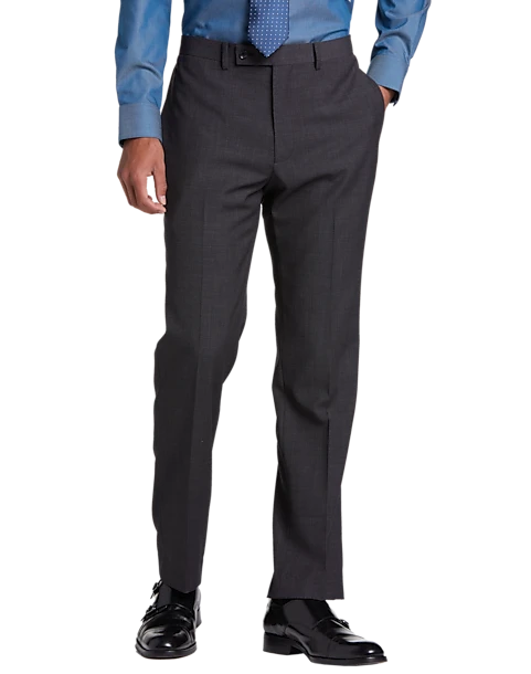 Calvin Klein Slim Fit Suit, Charcoal Check - Image 3
